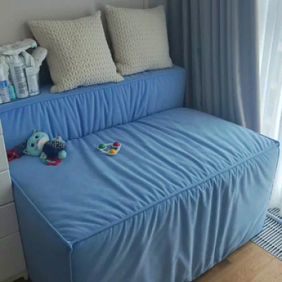 Модульные бескаркасные диваны для просторных гостиных: отзыв с фото. 5/5